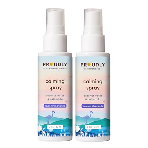 PROUDLY Calming Spray - Gentle Lavender & Chamomile Room Mist for Baby, 2-Pack (2 oz each)