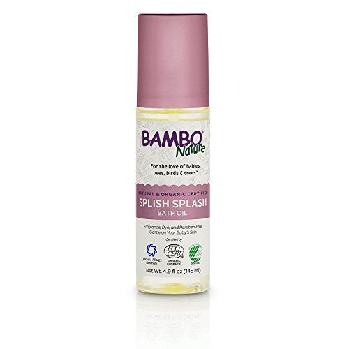 Bambo Nature Body Oil - Nourishing for Baby's Skin, Dermatologist Tested, 4.9 fl oz