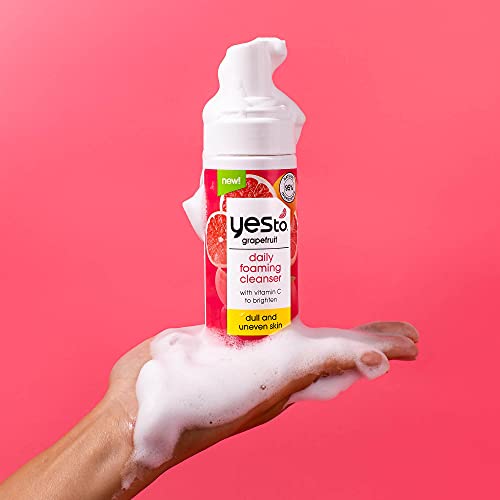 Yes To Grapefruit Face Wash - Brightens, Removes Makeup & Impurities, Natural Ingredients - 5 Fl Oz