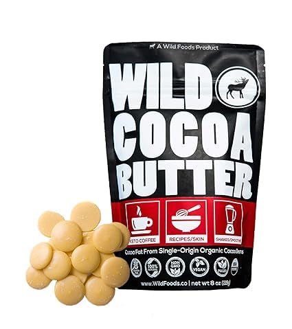 Wild Foods Cocoa Butter Wafers - Rich in Antioxidants, Vegan & Non-GMO - 32oz