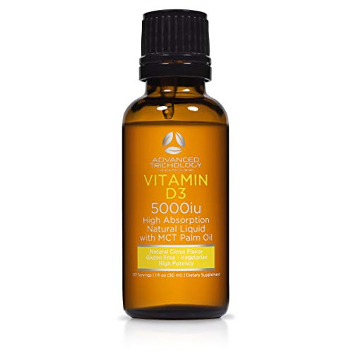 365 VIT D Vegetarian Liquid Vitamin D3 5000 IU - Supports Immune Health & Energy - 6 Month Supply