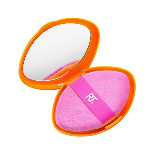 Real Techniques Dual-Sided Makeup Sponge & Puff - 100% Cruelty-Free, Vegan - 2 Count