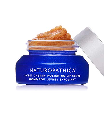 Naturopathica Lip Scrub - Exfoliating Cherry Seed & Puree for Soft, Nourished Lips - 0.5 oz