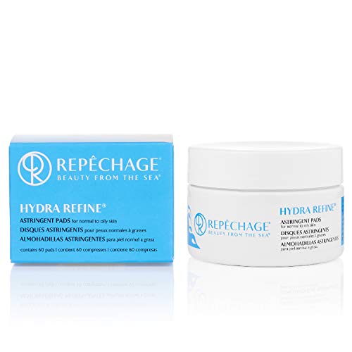 Repêchage Hydra Refine Astringent Pads - Deep Cleansing, Pore-Refining Formula - 60 Count