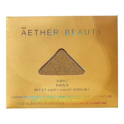 Aether Beauty ĀTHR Eyeshadow - Topaz Infused Gold, Non-Toxic, Vegan - 1.5g