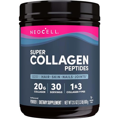 NeoCell Collagen Protein Powder - Promotes Skin, Hair & Joint Health, Non-GMO, 21.2 oz