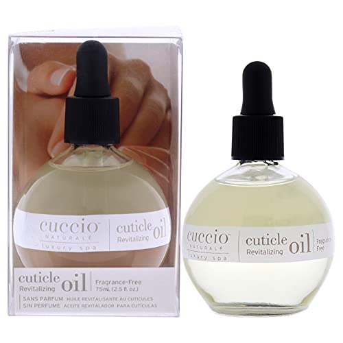 Cuccio Naturale Cuticle Oil - Hydrating Formula for Damaged Skin & Nails, Fragrance-Free - 2.5 Oz