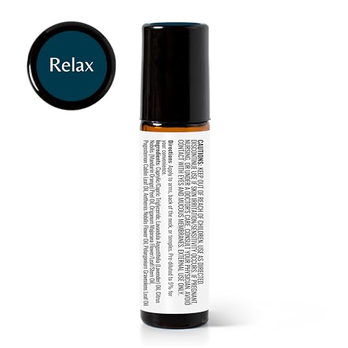 Plant Therapy Relax Essential Oil Blend - Promotes Peaceful Mind, Pure Ingredients - 10 mL