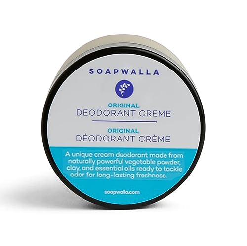 Soapwalla Deodorant Cream - Long-Lasting Odor Protection, Vegan & Cruelty-Free - 2 oz