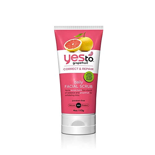 Yes To Grapefruit Facial Cleanser - Exfoliating & Radiance Boosting, Vegan - 4 Oz