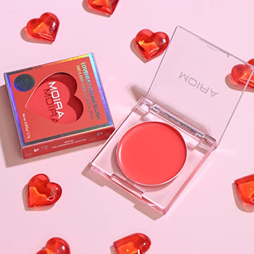 Moira Beauty Loveheat Cream Blush - Vegan, Paraben-Free, Gluten-Free - 006 I Miss You