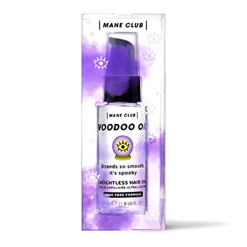 MANE CLUB Voodoo Weightless Hair Oil - Softens, Smooths Frizz, Vegan, 1.6oz