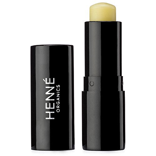 Henné Organics Luxury Lip Balm - Natural Moisturizer, USDA Certified Organic - 0.15oz Stick