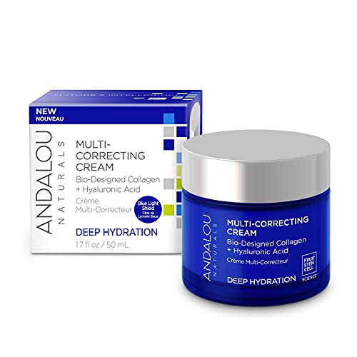 Andalou Naturals Deep Hydration Face Moisturizer - Restores Elasticity & Hydration, 1.7 fl oz