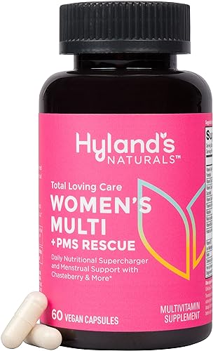 Hyland's Total Loving Care Multivitamin - PMS Support, Focus & Stress Relief - 60 Vegan Capsules