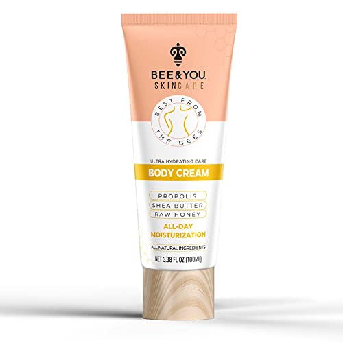 BEE and YOU Body Cream - Ultra Hydrating, Nourishing Formula, Antioxidant-Rich - 3.38 fl. Oz