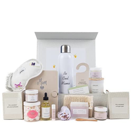 Lizush Luxury Spa Gift Set for Women - Self-Care Essentials, Personalized & Organic - 15 Pieces