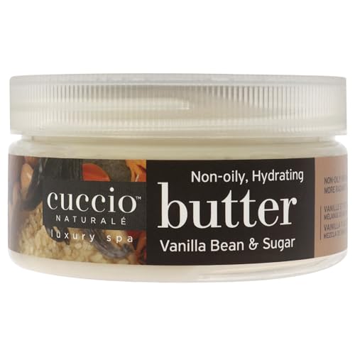 Cuccio Naturalé Body Lotion - Hydrating Vanilla Bean & Sugar, Paraben-Free, 8 Fl Oz