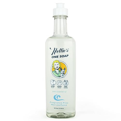 Nellie's All Purpose Cleaner - Fragrance-Free Plant-Based Formula for Versatile Cleaning - 19.2oz