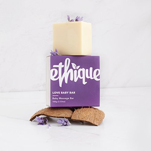 Ethique Love Baby Bar Lotion - Prevents Dry Skin, Vegan, Plastic-Free - 3.53 oz