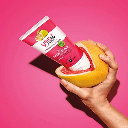 Yes To Grapefruit Facial Cleanser - Exfoliating & Radiance Boosting, Vegan - 4 Oz