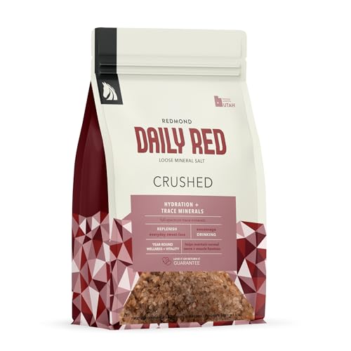 Daily Red Crushed Loose Minerals - Hydration & Performance Support, Natural Trace Minerals - 1lb