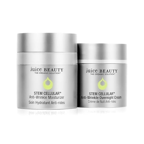 Juice Beauty Stem Cellular Day & Night Cream Duo - Anti-Wrinkle, Hydrating - 1.7 Fl Oz Each