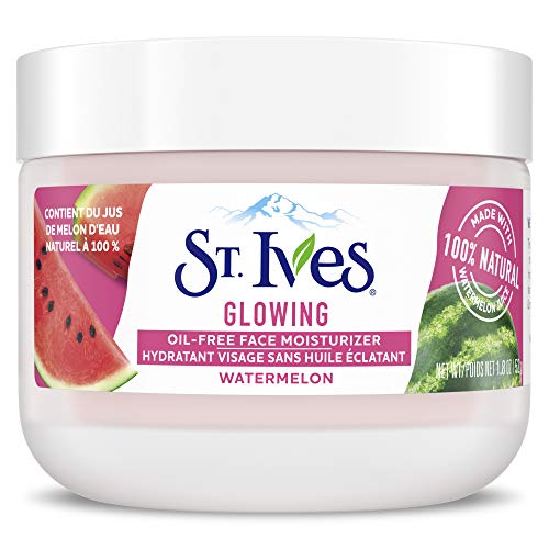 St. Ives Watermelon Face Moisturizer - Fast-Absorbing Hydration, Natural Watermelon Juice - 1.8 oz