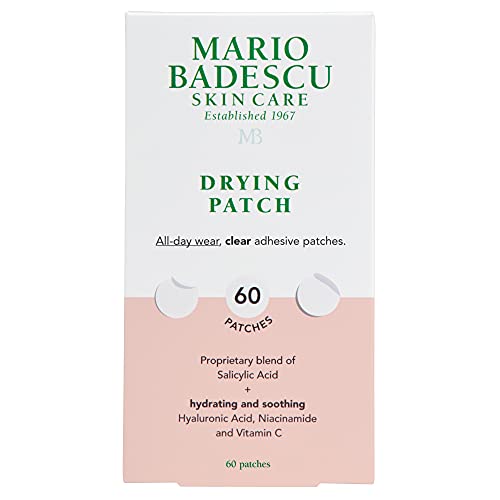 Mario Badescu Blemish Treatment - Hydrating, Invisible, Vegan Formula - 60 Clear Patches, 12mm