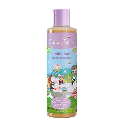 Childs Farm Bubble Bath - Organic Tangerine, Gentle for Sensitive Skin - 250ml