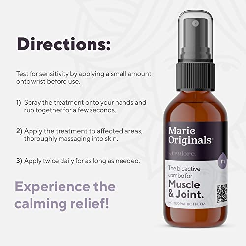 Marie Originals Muscle Rub - Natural Relief for Aches, Joint Discomfort, Essential Oils - 4oz