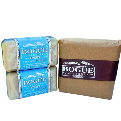 Bogue No.18 Goat Milk Soap - Nourishing, Soothes Sun-Damaged Skin, 2 Bars - 5oz Each