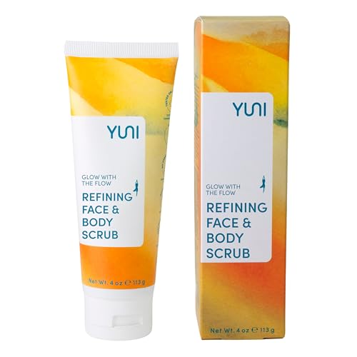 YUNI Beauty Body Scrub - Gently Exfoliates, Calms Stress, All-Natural Ingredients - 4oz