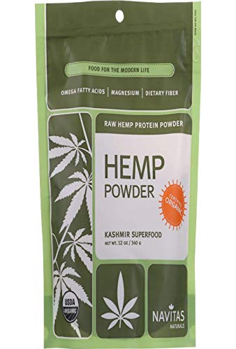 Navitas Organics Hemp Protein Powder - Supports Muscle Recovery, Non-GMO, 12 OZ