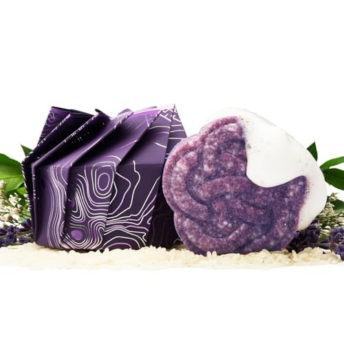 Viori Purple Shampoo Bar - Neutralizes Brassy Tones with Rice Water & Natural Oils - 3.5oz