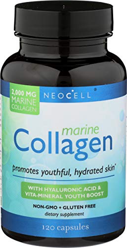 Neocell Fish Collagen Plus - Boosts Nail Strength, Antioxidants & Elasticity - 120ct