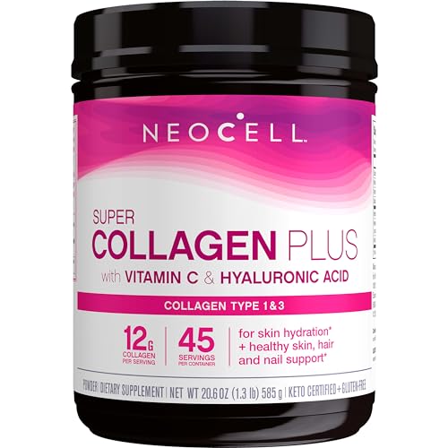 NeoCell Collagen Protein Powder - Supports Healthy Hair, Skin & Nails, 12g Collagen, 20.6 Oz