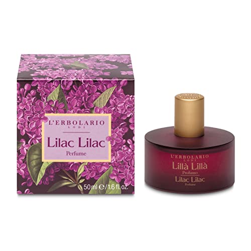 L'Erbolario Lilac Perfume - Uplifting Floral Scent, Organic Ingredients - 1.6 Oz EDP Spray