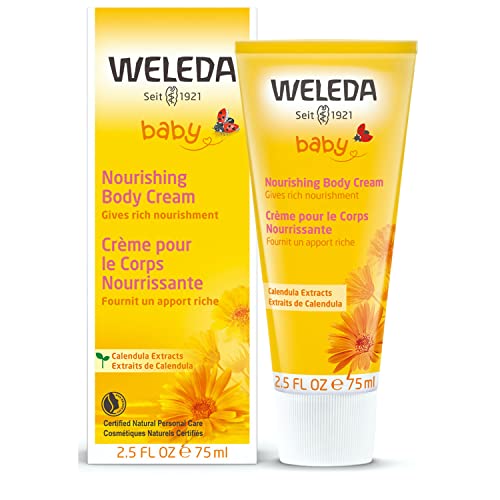 Weleda Baby Body Lotion - Nourishing Calendula Cream for Delicate Skin, 2.5oz