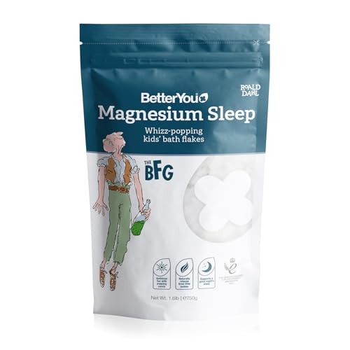 BetterYou Magnesium Sleep Kids' Bath Flakes - Relaxing Lavender, Popping Candy - 1.6 lb