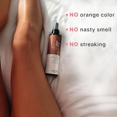 Beauty by Earth Self Tanner Spray - Natural Bronze Color, Non-Toxic, Fast Drying - 8oz