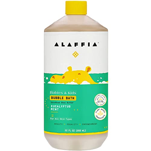 Alaffia Kids Body Lotion - Nourishing, Plant-Based Formula with Eucalyptus Mint - 32 Fl Oz