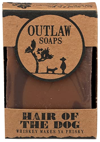 Outlaw Soaps Hair Of The Dog Bar Soap - 100% Vegan, Olive & Coconut Oils - 4 oz