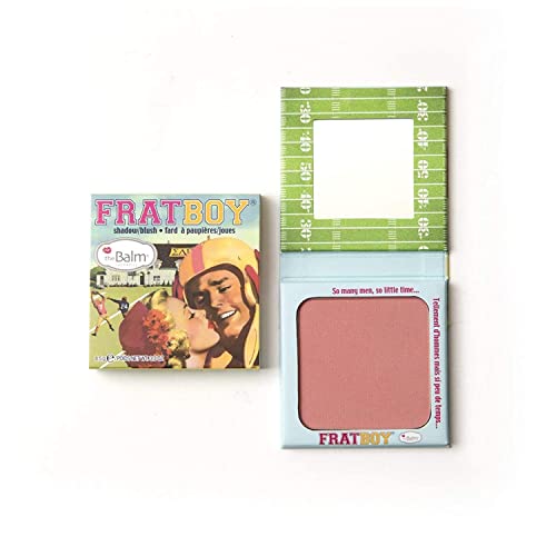 theBalm FratBoy Blush - Natural Rosy Glow, Talc-Free, Even Texture - 0.12oz