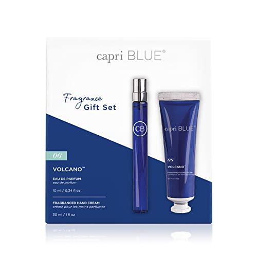 Capri Blue Gift Set for Women - Volcano Eau de Parfum & Hydrating Hand Cream - 1oz & .34oz