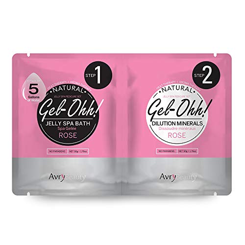 AvryBeauty Gel-Ohh Jelly Spa - Nourishing Rose Bath Experience, Mineral Enriched - 1 ct.