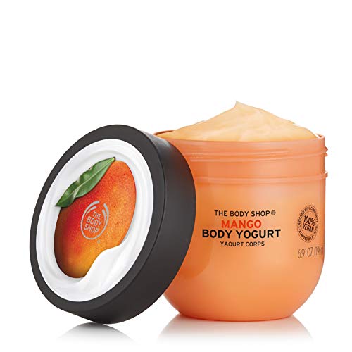 The Body Shop Mango Body Yogurt - 48hr Moisture, 100% Vegan, Fast-Absorbing Gel-Cream - 6.91oz