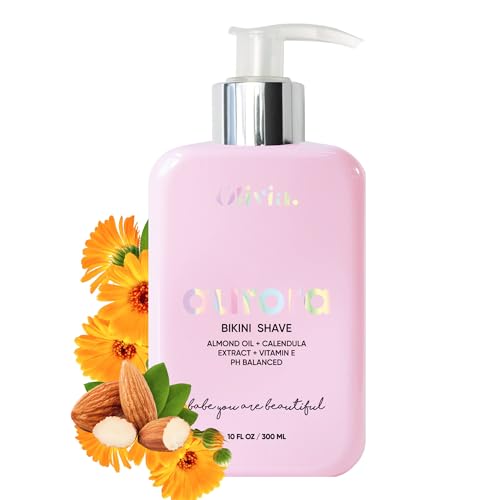 Olivia Beauty Shaving Cream - Moisturizing Care for Sensitive Skin, Paraben-Free - 10 Fl Oz