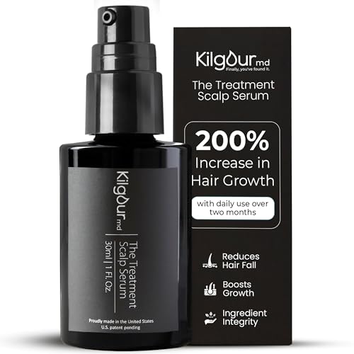 KilgourMD Scalp Serum - Promotes Thicker Hair, Targets DHT, Plant-Derived - 30ml