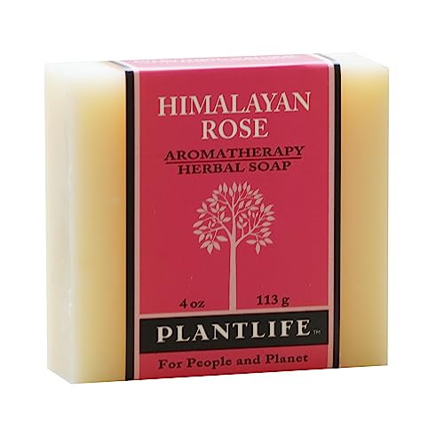 Plantlife Himalayan Rose Bar Soap - Moisturizing Cleanser with Plant-Based Ingredients - 4 oz